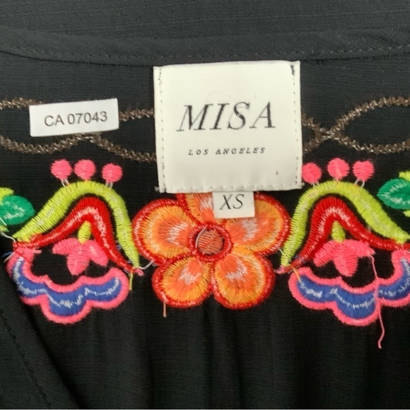 Misa Los Angeles gorgeous embroidered top. - Picture 10 of 11